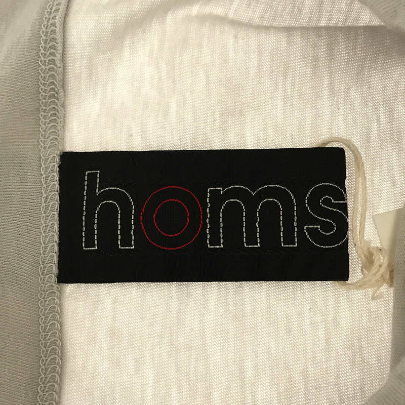 homspun / ホームスパン タグ付き クールネック コットンTシャツ カットソー