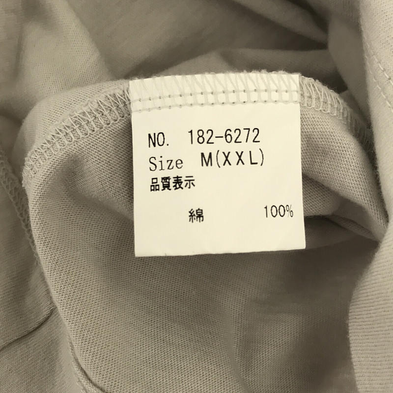 homspun / ホームスパン タグ付き クールネック コットンTシャツ カットソー
