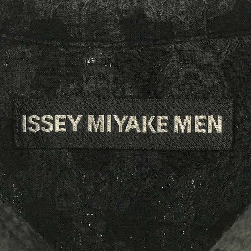 ISSEY MIYAKE / イッセイミヤケ 総柄 コットン 長袖シャツ