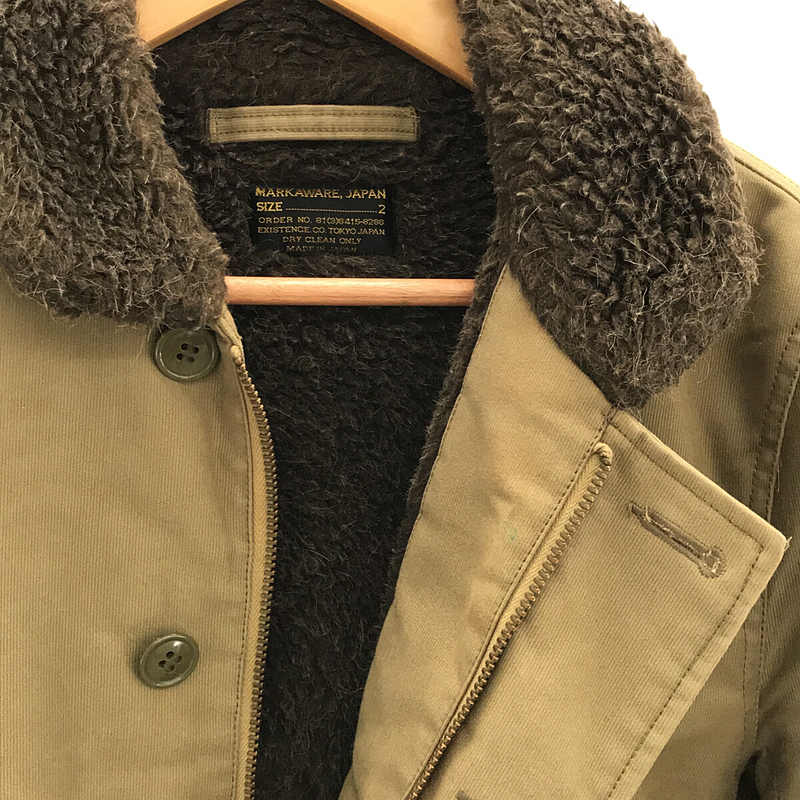 MARKAWARE / マーカウェア N-1 DECK JACKET アルパカ デッキジャケット ミリタリー ステンシル