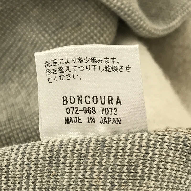 BONCOURA / ボンクラ タグ付き コットン プルオーバーパーカー