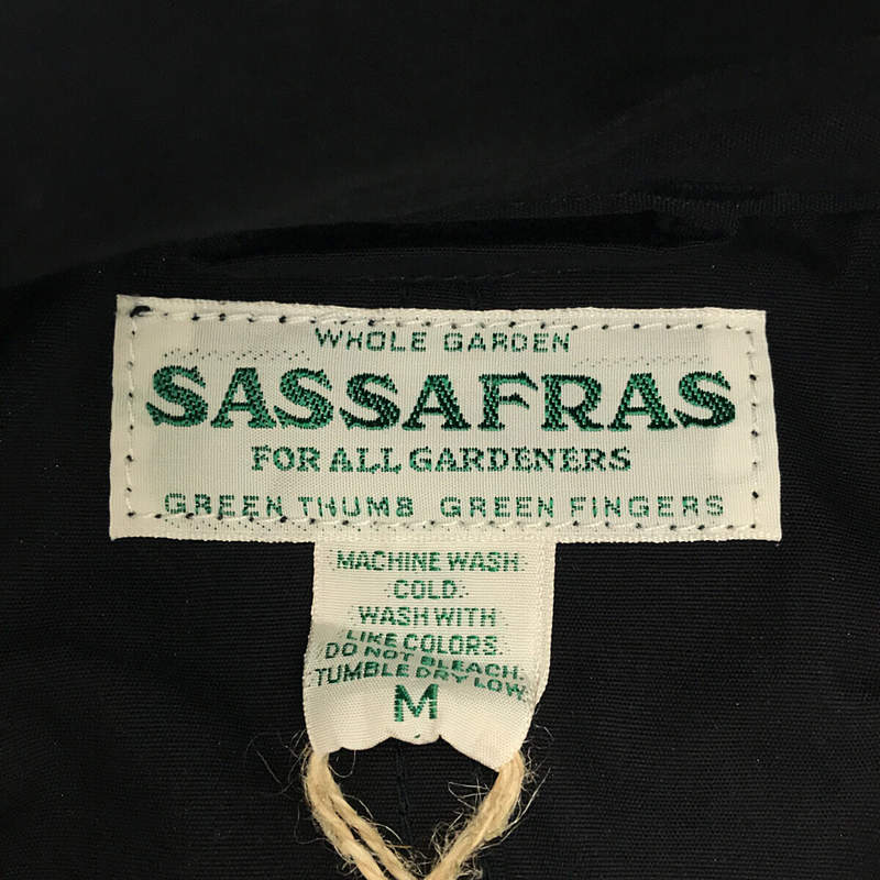 SASSAFRAS / ササフラス タグ付き overgrown coat オーバーグ ロウンコート コットン