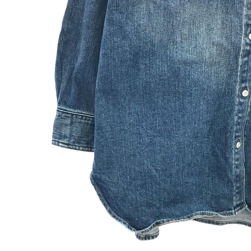 Almond(with belt) ベルト付デニムシャツ | ブランド古着の買取