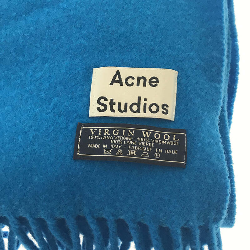 Acne Studios / アクネ ストゥディオズ 大判 無地 ウールマフラー ストール