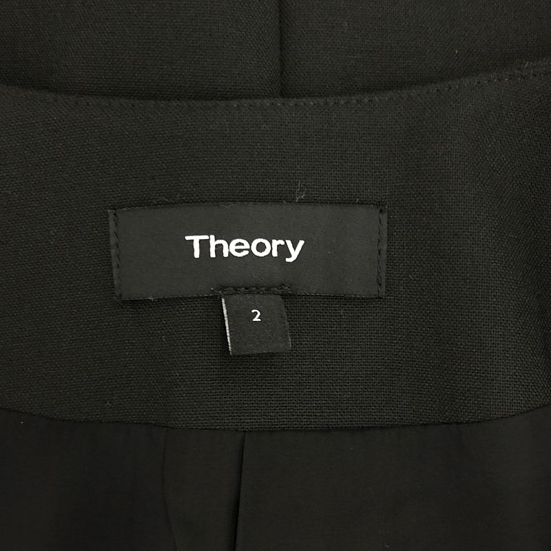 theory / セオリー SEAMED JKT BISTRETCH LIGHT 1Bノーカラージャケット