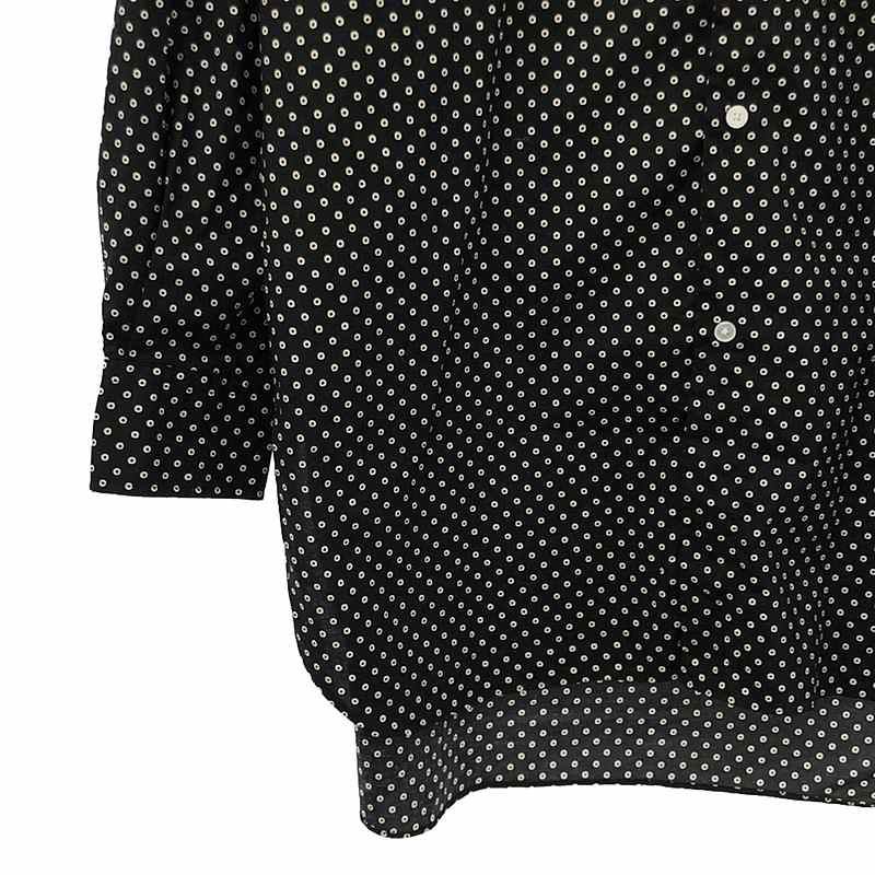 HEUGN / ユーゲン CIRCLE DOT REGULAR COLLAR SHIRT サークルドット レギュラーカラーシャツ