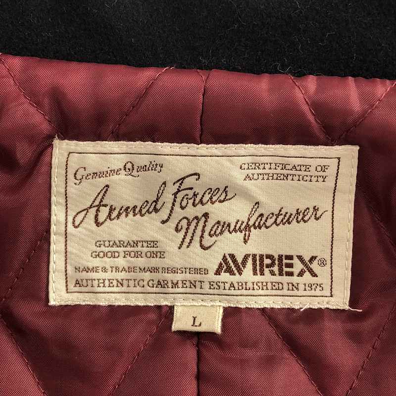 AVIREX / アヴィレックス PEA COAT FAR EAST / ピーコート ファーイースト クルーズ / ウール メルトン ワッペン Pコート