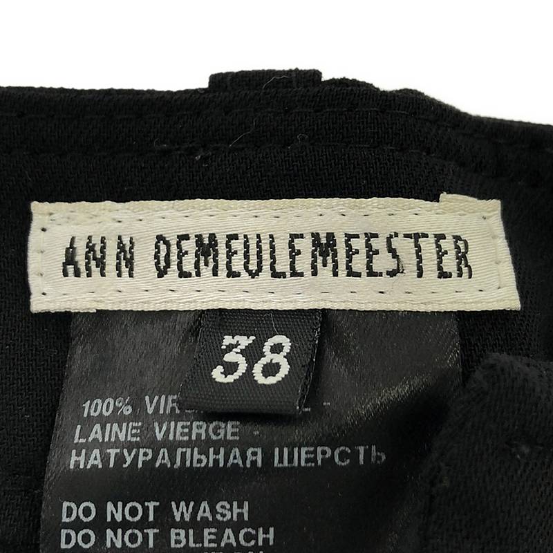 ANN DEMEULEMEESTER / アンドゥムルメステール アシンメトリー ショートパンツ