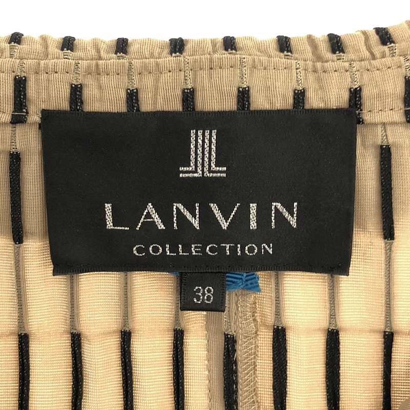 LANVIN / ランバン 総柄 丸襟 ジャケット