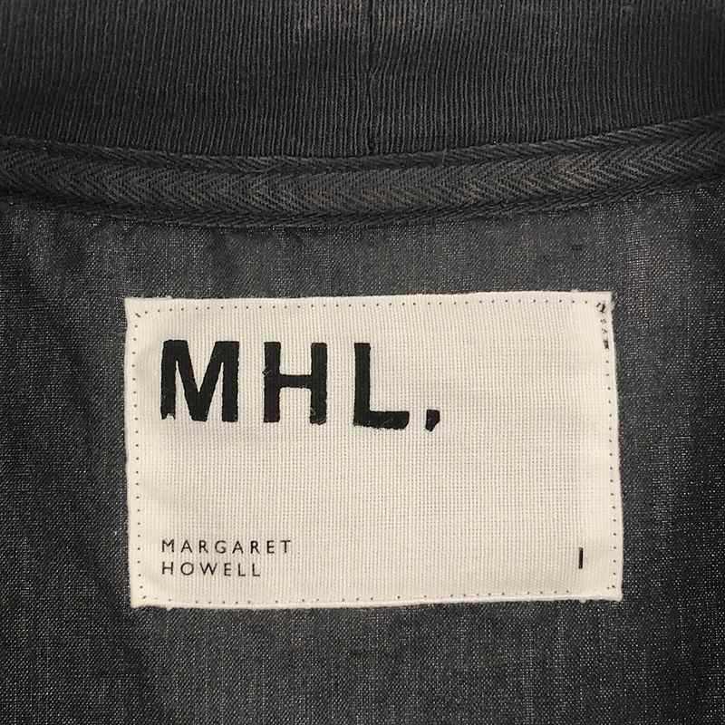 MHL. / エムエイチエルマーガレットハウエル ドライコットンリネン 半袖ワンピース