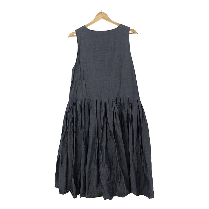 veritecoeur / ヴェリテクール ボリュームギャザー ノースリーブワンピ－ス