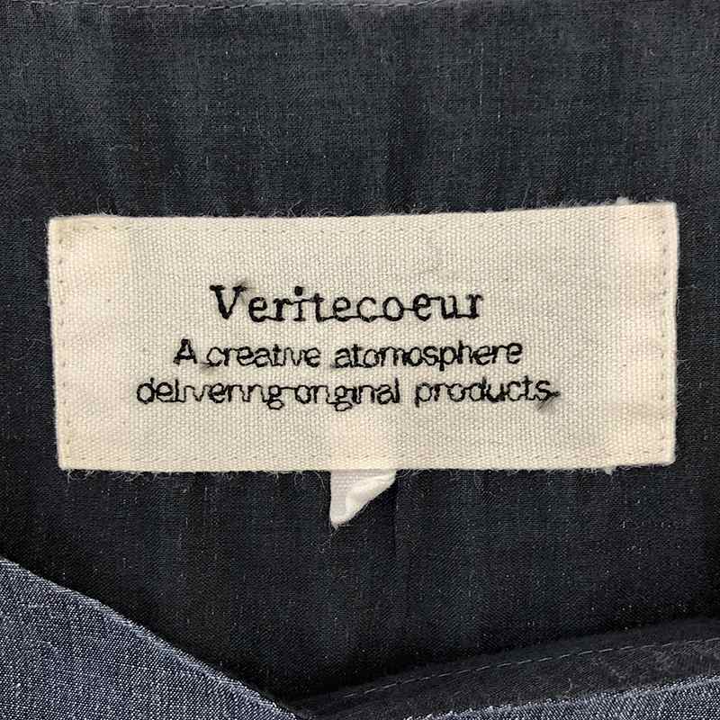 veritecoeur / ヴェリテクール ボリュームギャザー ノースリーブワンピ－ス
