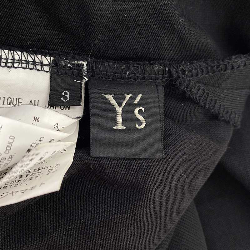 Y's / ワイズヨウジヤマモト ワンポイントロゴ クルーネック オーバー Tシャツ