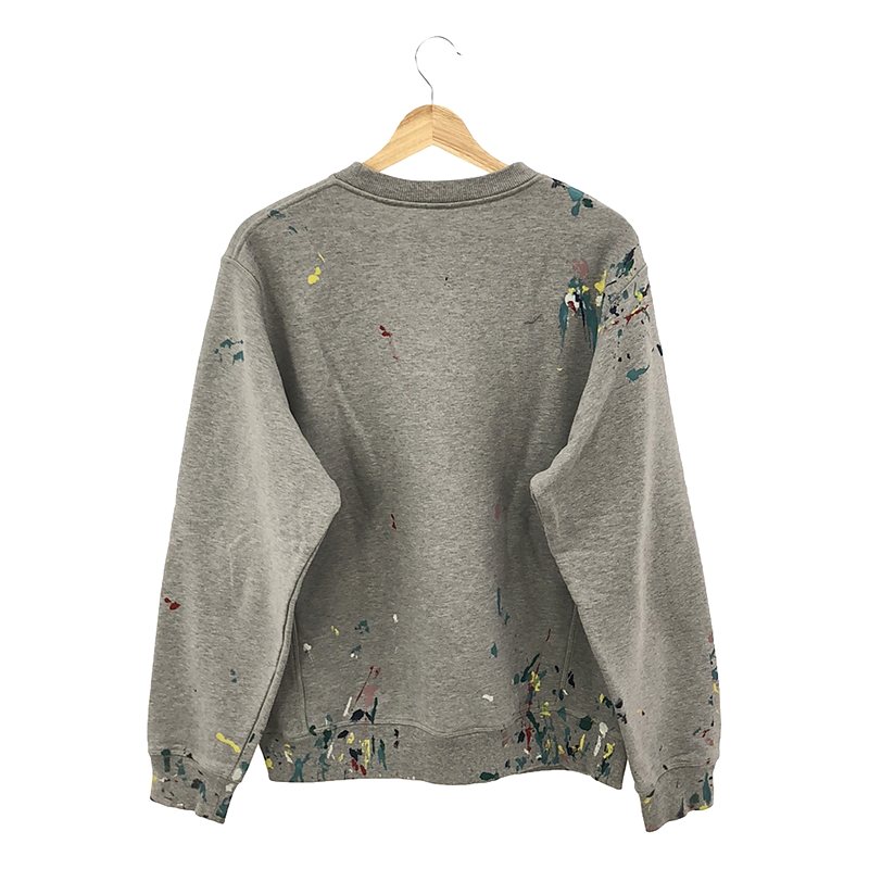 Dior / ディオール Drawing Print Sweat Shirt ペイント加工 オーバーサイズ クルーネックスウェット