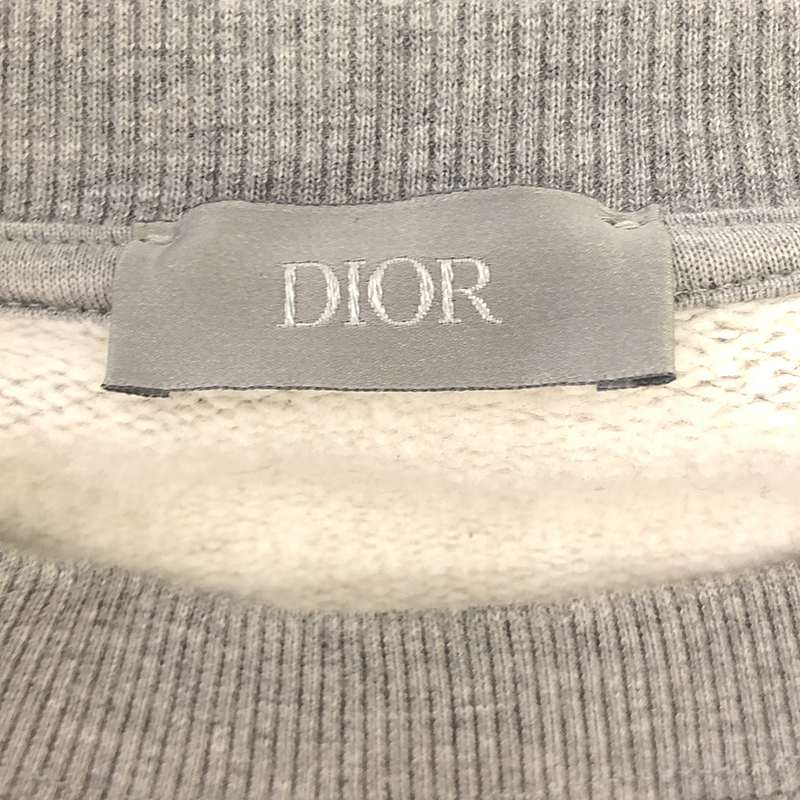 Dior / ディオール Drawing Print Sweat Shirt ペイント加工 オーバーサイズ クルーネックスウェット