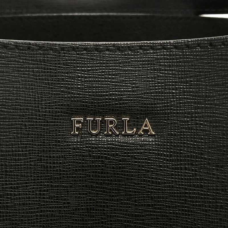 FURLA / フルラ 2Way レザー バケツ型 トート ショルダーバッグ