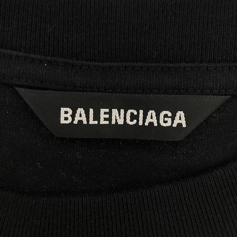 BALENCIAGA / バレンシアガ コットン ロゴ オーバーカットソー Tシャツ