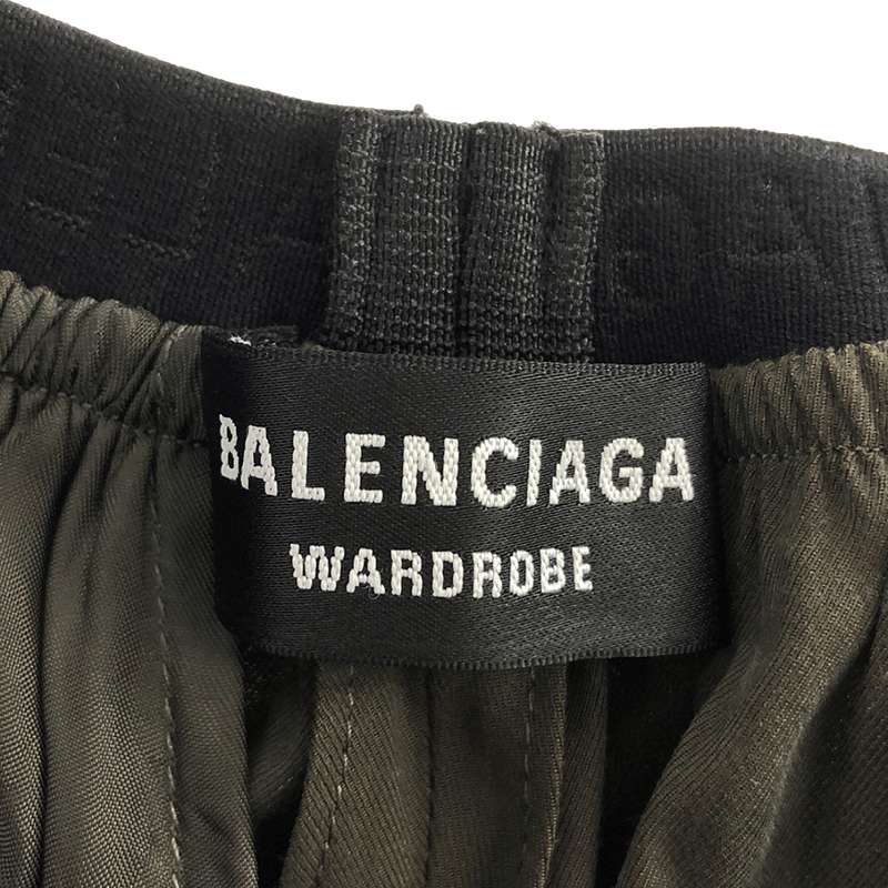 BALENCIAGA / バレンシアガ ウエストロゴ エラスティック トラウザーロング イージーパンツ