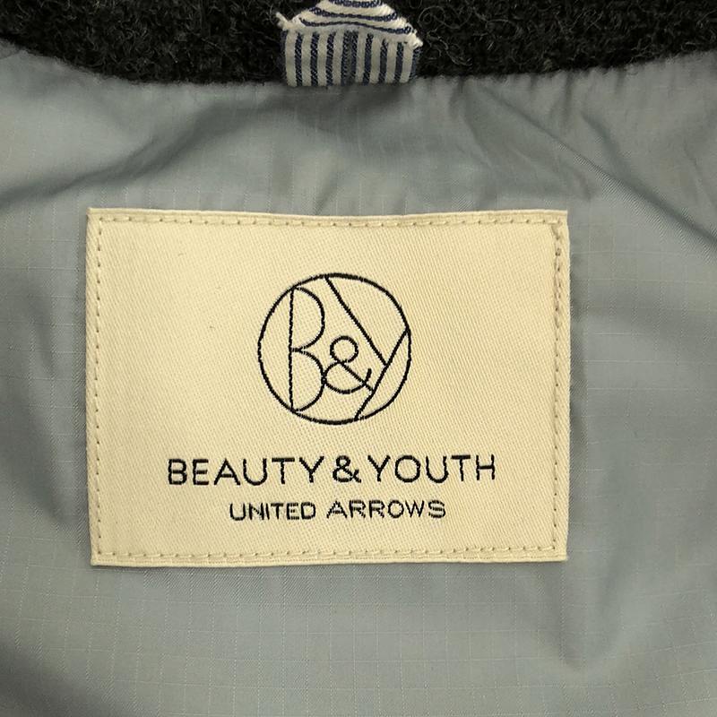 BEAUTY&YOUTH / ビューティーアンドユース HARRIS TWEED クレイジーダウンベスト