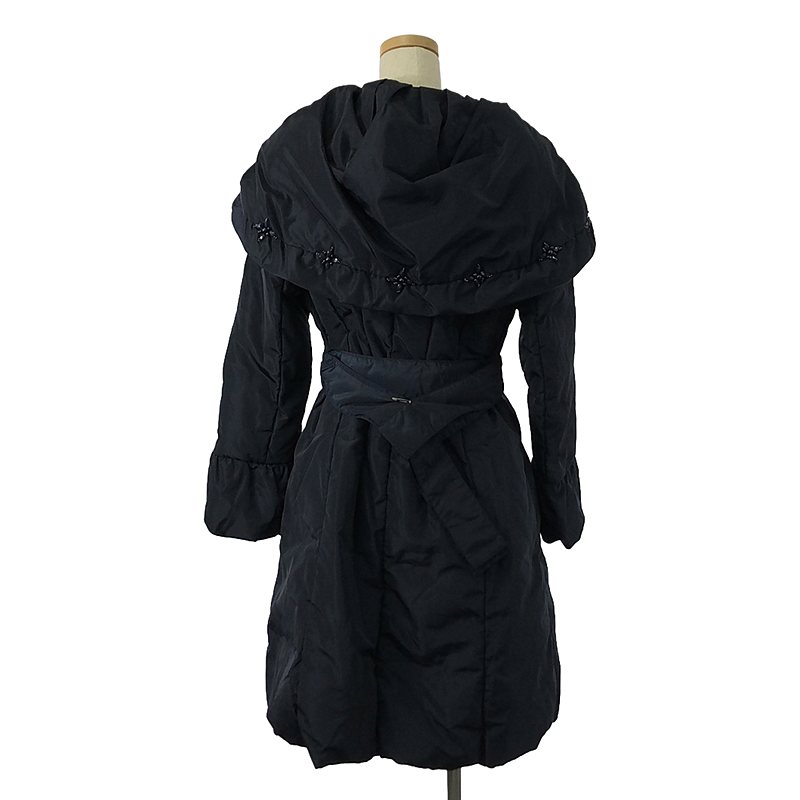 その他 ビジュー ロング ダウンコート