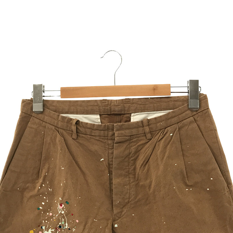 OTA Atelier 103 / オータ trouser ペイント タックパンツ