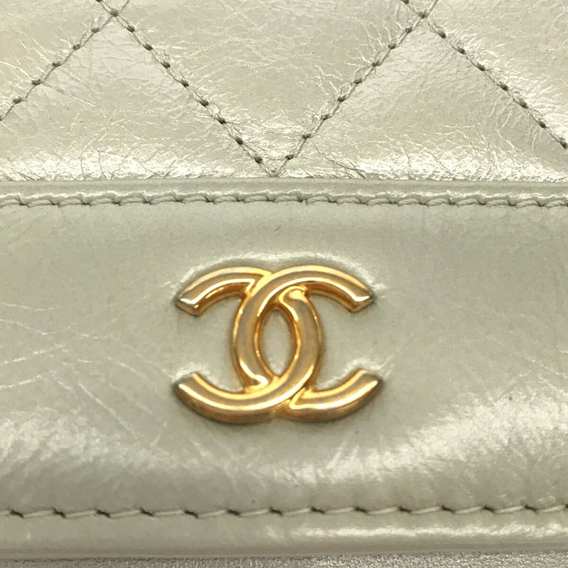 CHANEL / シャネル マトラッセ ラムスキン チェーン ウォレット ショルダー バッグ  28番台