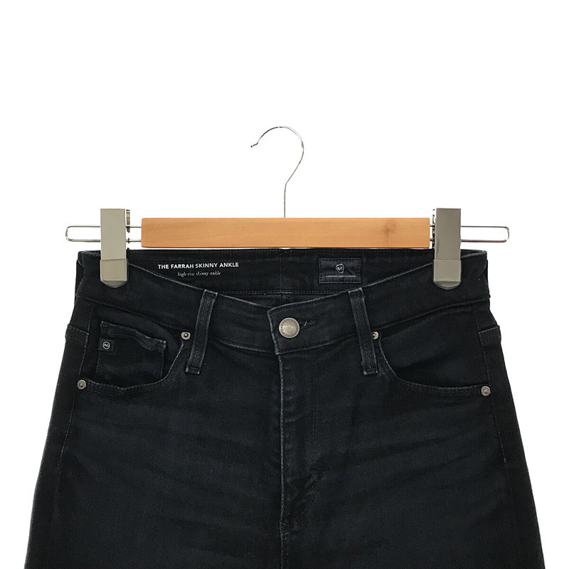 AG adriano Goldschmied / エージー アドリアーノゴールドシュミット The Farrah Skinny Ankle ブラック スキニー デニム パンツ