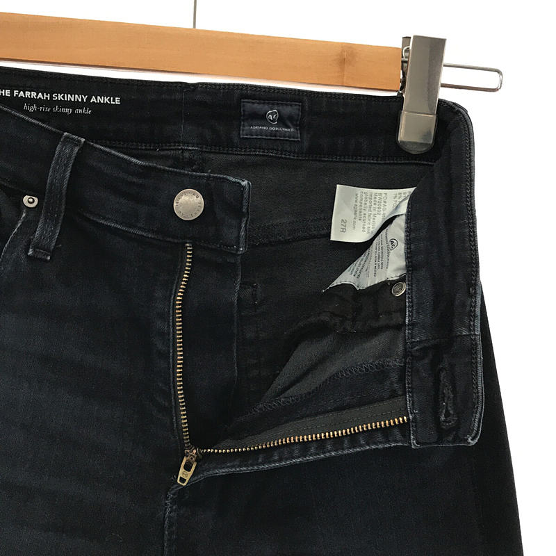 AG adriano Goldschmied / エージー アドリアーノゴールドシュミット The Farrah Skinny Ankle ブラック スキニー デニム パンツ