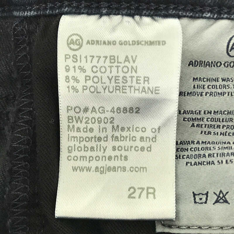AG adriano Goldschmied / エージー アドリアーノゴールドシュミット The Farrah Skinny Ankle ブラック スキニー デニム パンツ
