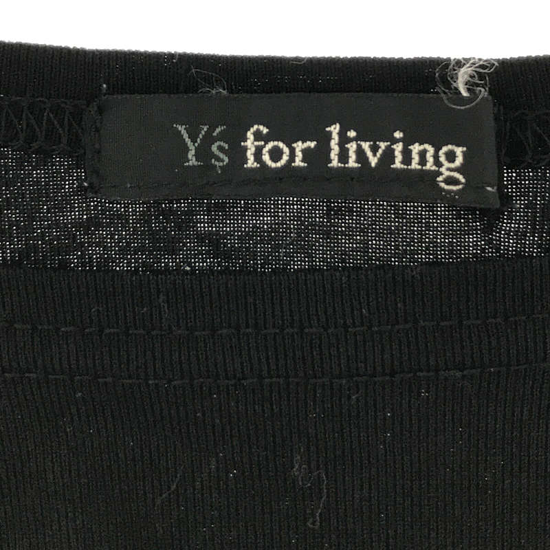 Y's for living / ワイズフォーリビング コットン クルーネック 七分袖 Tシャツ カットソー