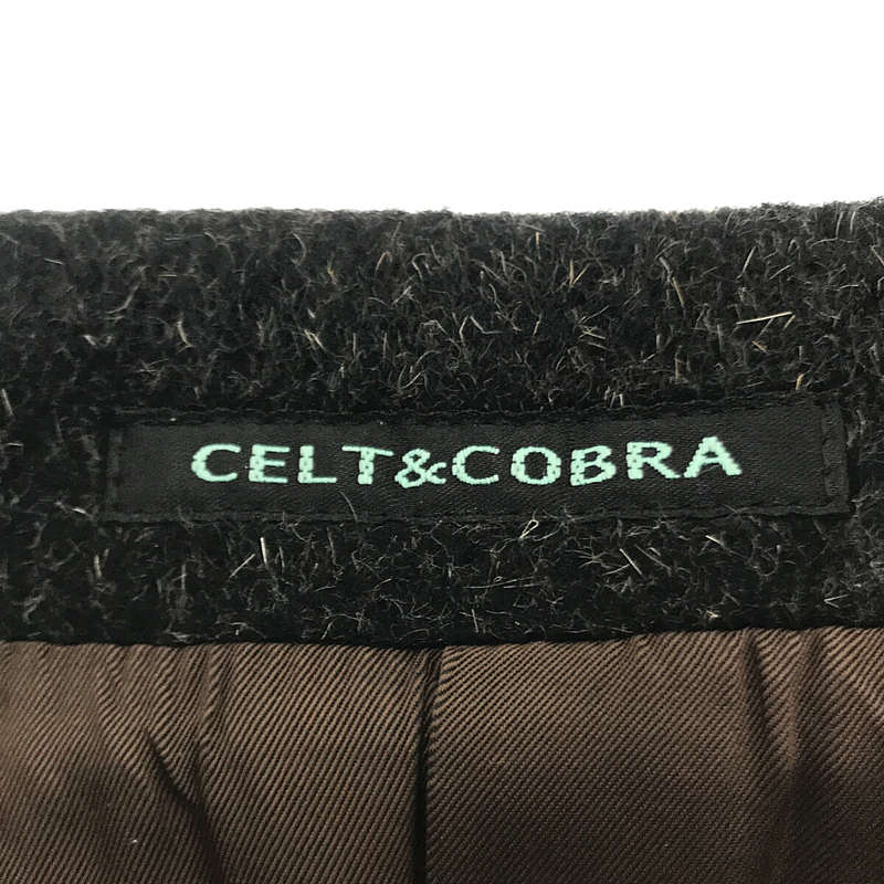 CELT&COBRA / ケルトアンドコブラ センターベント ウール ロング コート