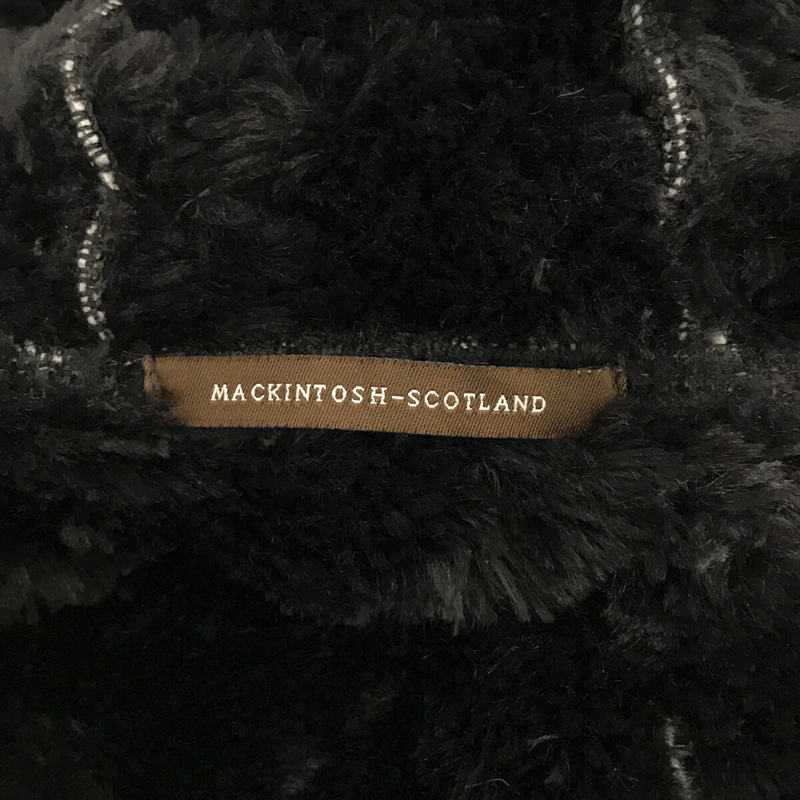 MACKINTOSH / マッキントッシュ フード付き ライニングファー ウール  キルティング コート