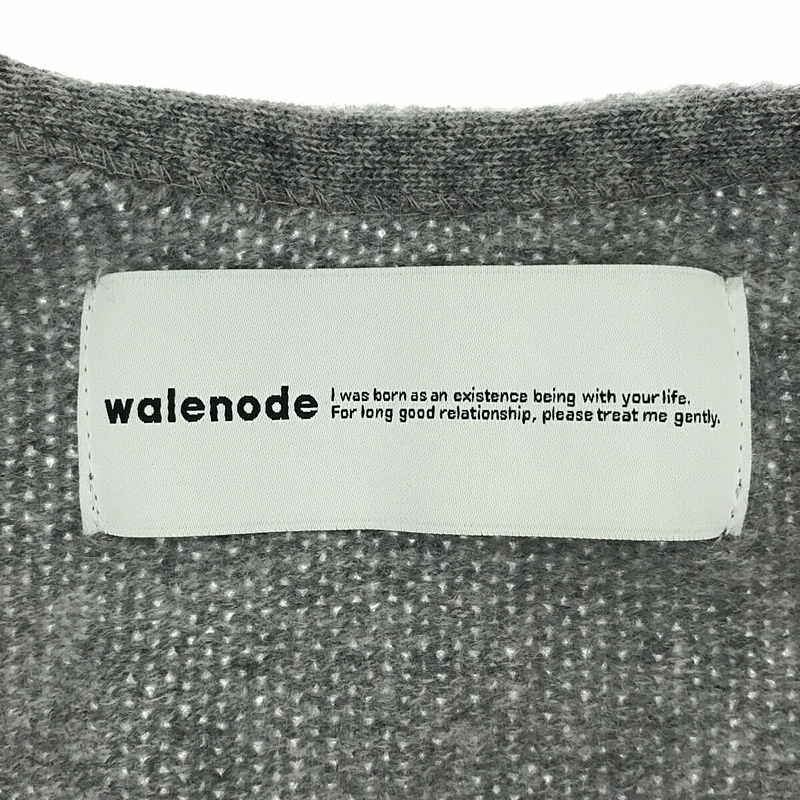 ★新品★WALENODE Four time cashmere Vネックセーター袖丈長袖