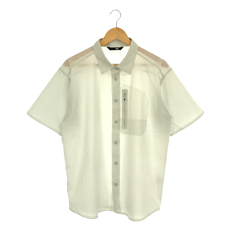 NR22201 S/S Param Shirt ショートスリーブパラムシャツ ジップポケット 半袖ナイロンシャツ