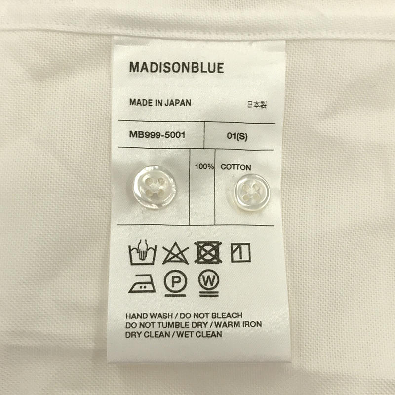 MADISON BLUE / マディソンブルー L/S SHIRT MESSAGE ワンポイント刺繡ロゴ  ロングスリーブメッセージシャツ