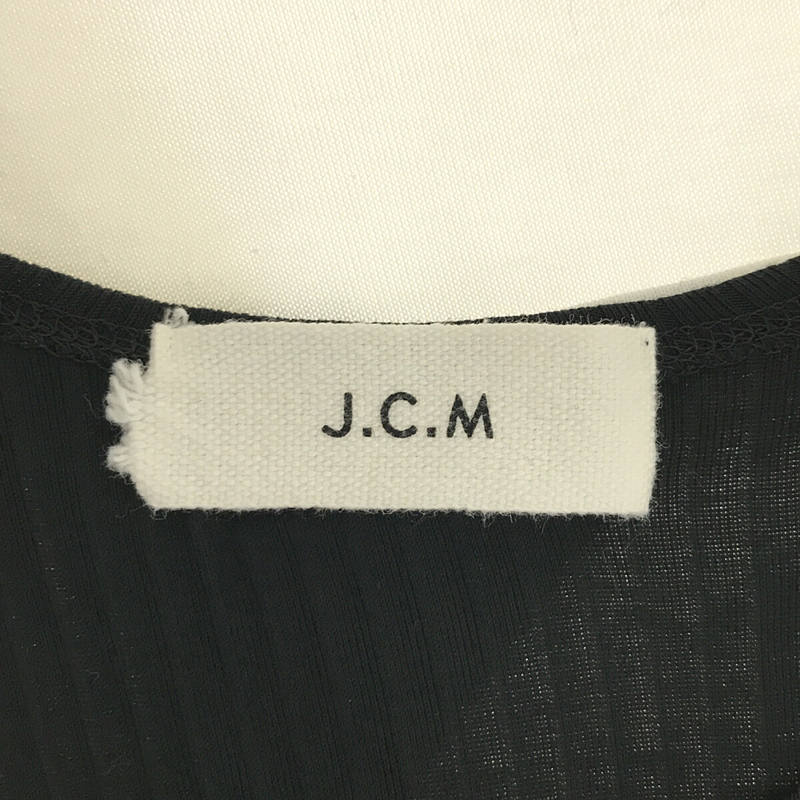 J.C.M / ジェーシーエム LAYERED T SHIRT コットン レイヤードシャツ トップス