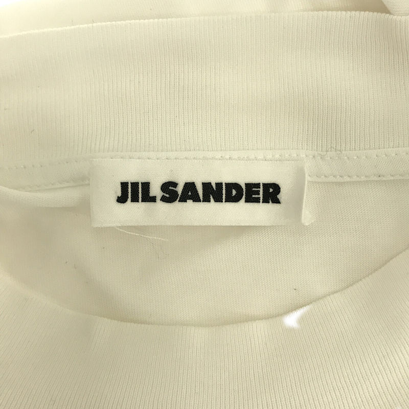 JIL SANDER / ジルサンダー ビッグシルエット コットン モックネック Tシャツ