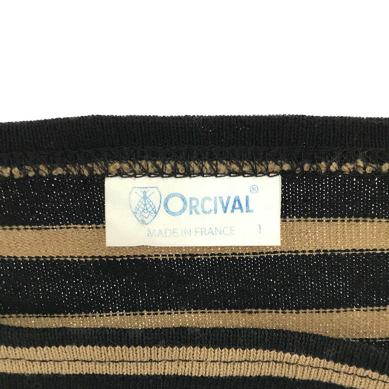 ORCIVAL / オーチバル COTTON LOURD コットンロード ボーダー バスクシャツ