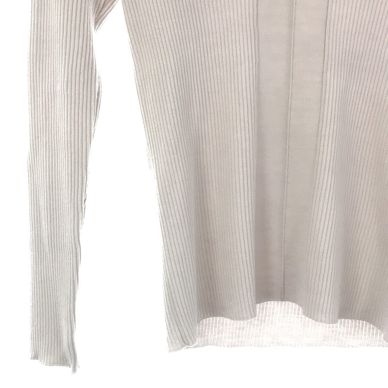 IENA / イエナ 3x3リブ Vネックプルオーバー ニット セーター