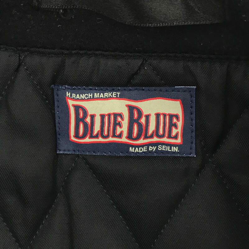 BLUE BLUE / ブルーブルー カシミヤブレンド 裏地キルティング ウール Pコート