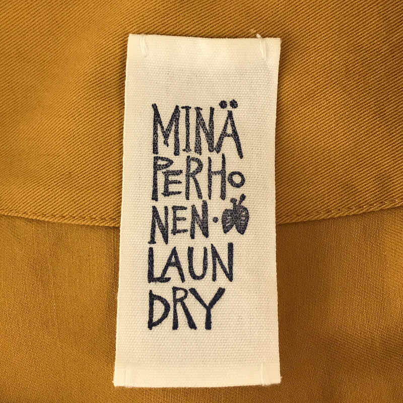 mina perhonen / ミナペルホネン choucho LAUNDRY チョウチョ ランドリー 刺繍 コットン ロング ワンピース