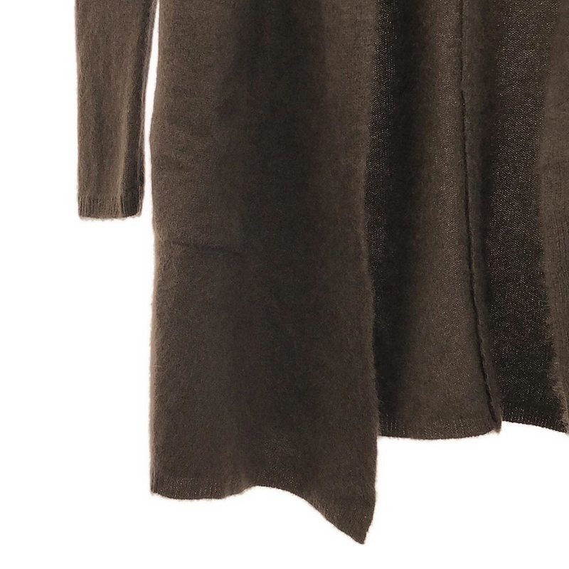 RAWTUS / ロゥタス カシミヤ100% ハイゲージ ボタンレス ニット ロングカーディガン