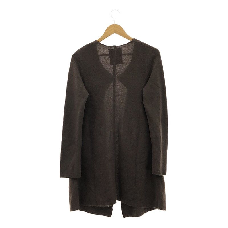 RAWTUS / ロゥタス カシミヤ100% ハイゲージ ボタンレス ニット ロングカーディガン