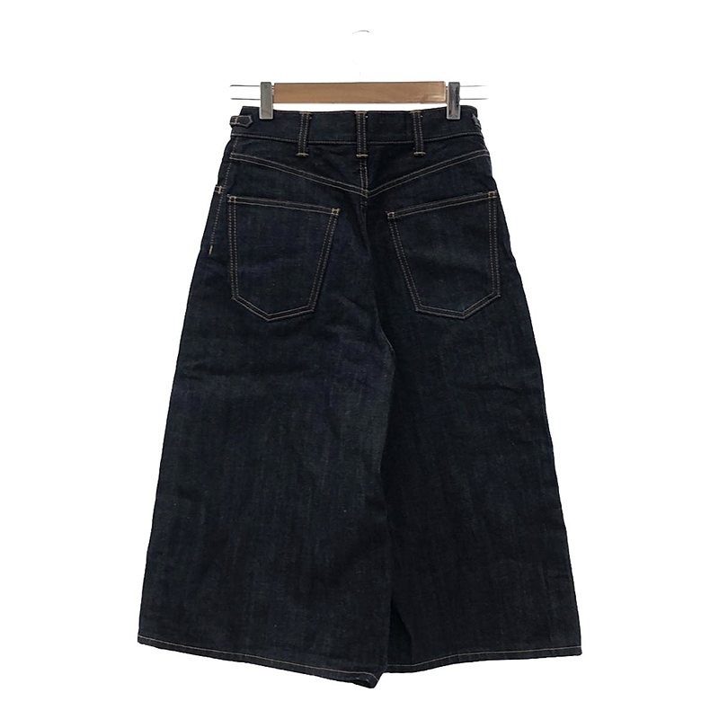 CELINE / セリーヌ by Hedi Slimane エディスリマン トリオンフチェーン装飾 デニム キュロットパンツ