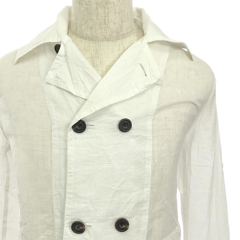 JOHN ALEXANDER SKELTON / ジョンアレキサンダースケルトン cotton double shirt coat / ダブル シャツ コート