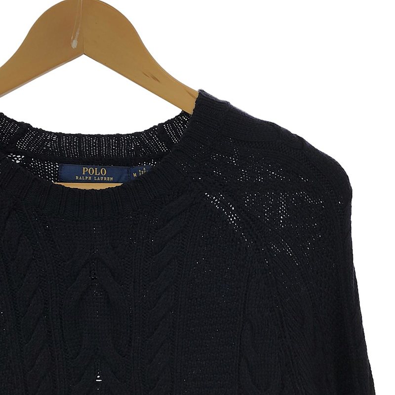 POLO RALPH LAUREN / ポロラルフローレン メリノウール ケーブル ニットワンピース