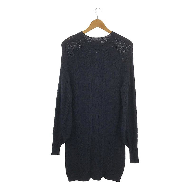 POLO RALPH LAUREN / ポロラルフローレン メリノウール ケーブル ニットワンピース