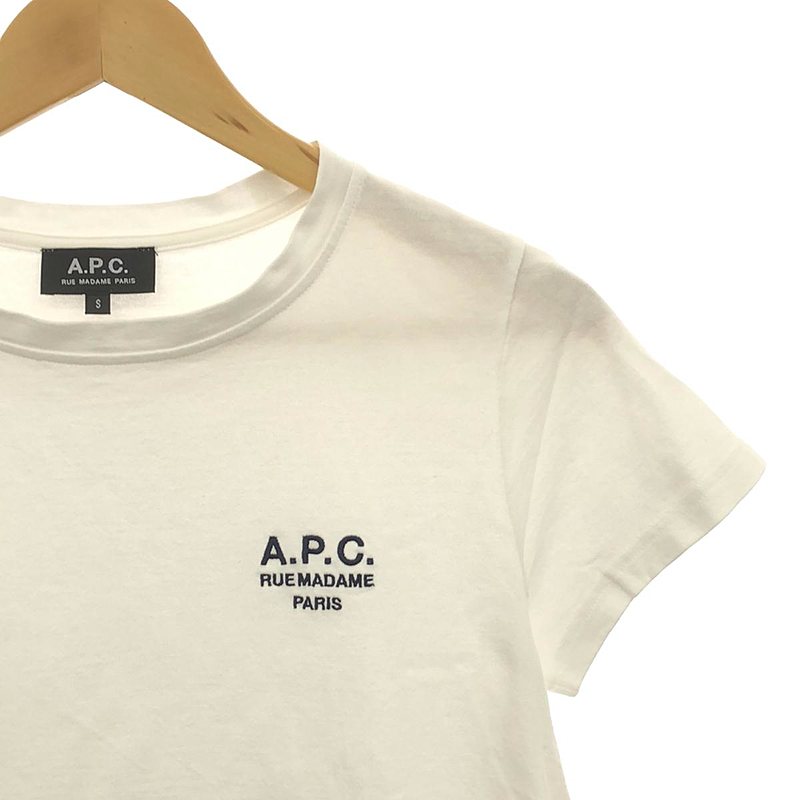 A.P.C. / アーペーセー ロゴ刺しゅう クルーネックTシャツ