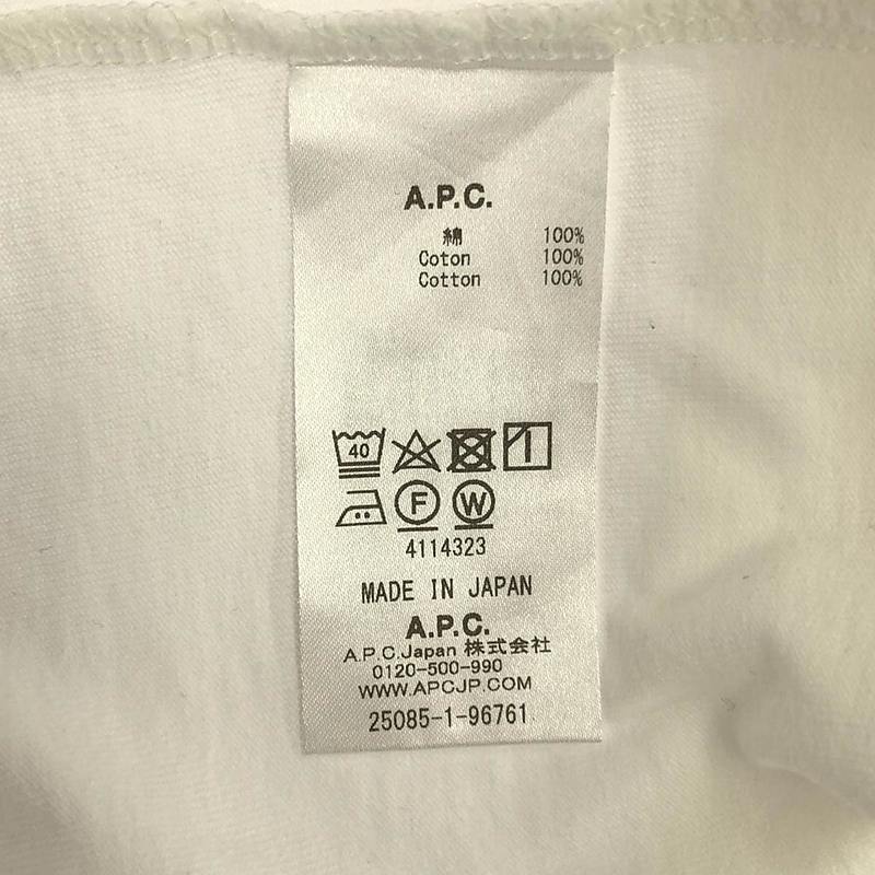 A.P.C. / アーペーセー ロゴ刺しゅう クルーネックTシャツ