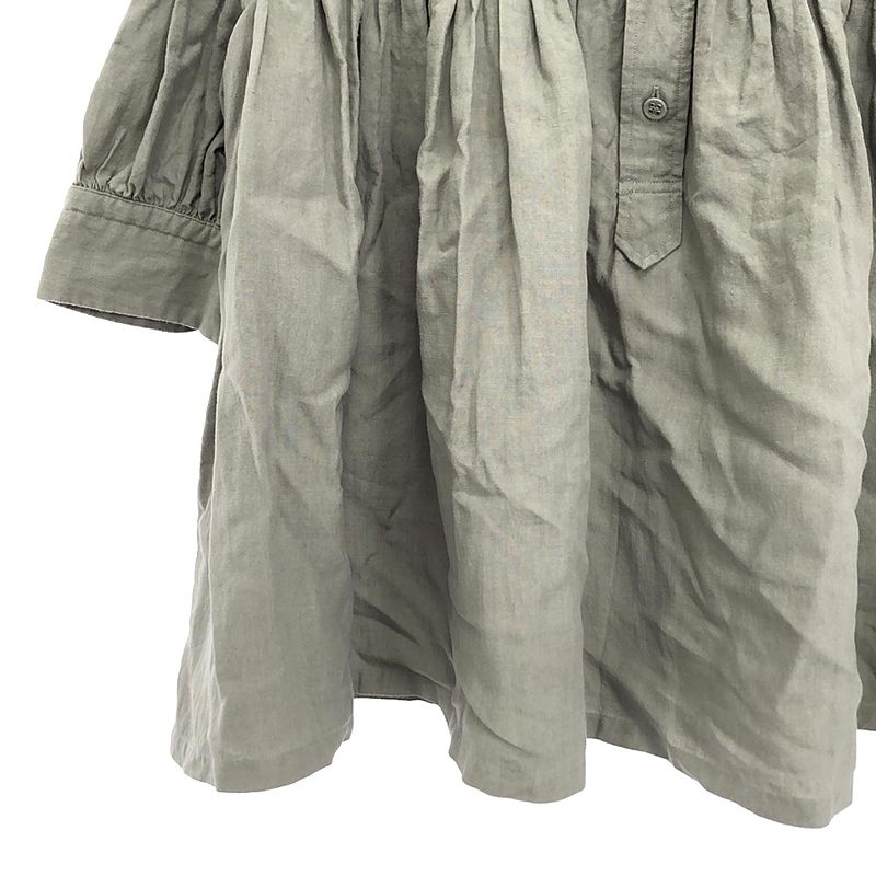 SCYE / サイ 高密度リネン タック ギャザーブラウス